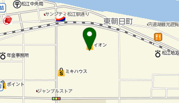 サーティワンアイスクリーム イオン松江店の地図画像