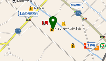 サーティワンアイスクリーム イオンモール加西北条店の地図画像