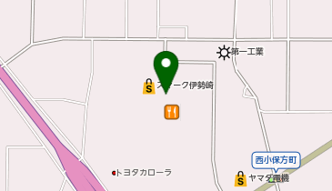 サーティワンアイスクリーム スマーク伊勢崎店の地図画像