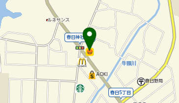 サーティワンアイスクリーム 春日店の地図画像