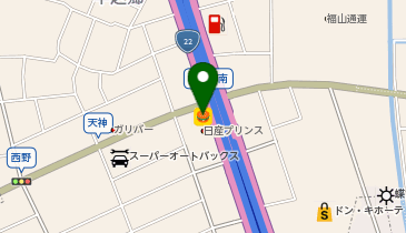 サーティワンアイスクリーム 西春ロードサイド店の地図画像