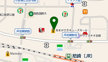 サーティワンアイスクリーム あまがさきキューズモール店の地図画像