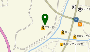 サーティワンアイスクリーム いわきエブリア店の地図画像