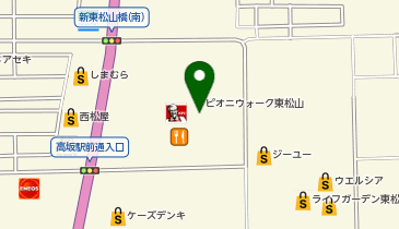 サーティワンアイスクリーム ピオニウォーク東松山店の地図画像
