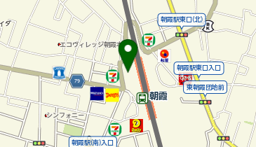 サーティワンアイスクリーム エキア朝霞店の地図画像