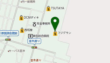 サーティワンアイスクリーム フジグラン三原店の地図画像