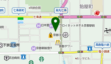 サーティワンアイスクリーム 京都ヨドバシ店の地図画像