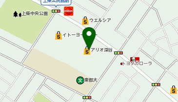 サーティワンアイスクリーム アリオ深谷店の地図画像