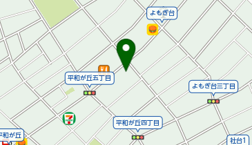 サーティワンアイスクリーム よもぎ台店の地図画像