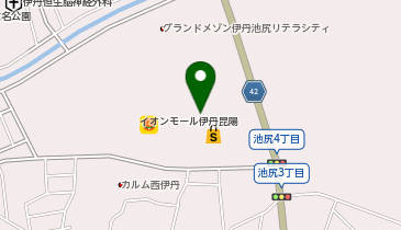 サーティワンアイスクリーム イオンモール伊丹昆陽店の地図画像