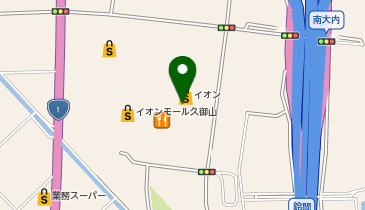サーティワンアイスクリーム イオンモール久御山ショッピングセンター店の地図画像