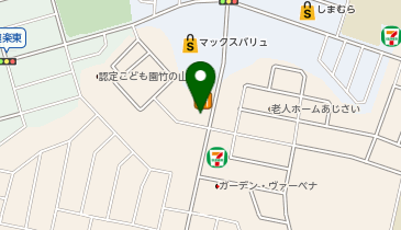 サーティワンアイスクリーム 竹の山ロードサイド店の地図画像