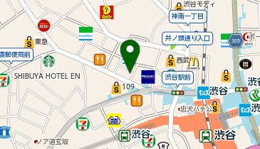 サーティワンアイスクリーム 渋谷店の地図画像
