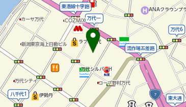 サーティワンアイスクリーム 新潟万代ラブラ2店の地図画像