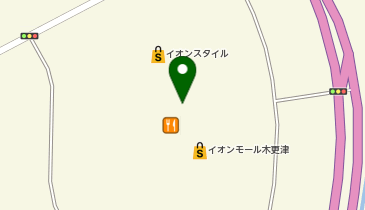 サーティワンアイスクリーム イオンモール木更津店の地図画像
