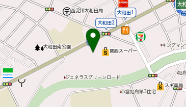 サーティワンアイスクリーム メラード大和田店の地図画像