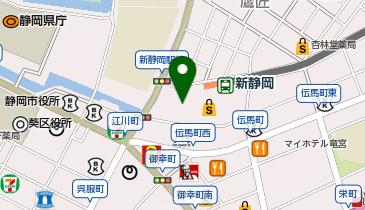 サーティワンアイスクリーム 新静岡セノバ店の地図画像