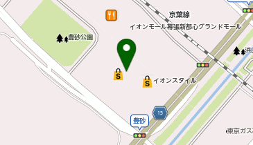 サーティワンアイスクリーム イオンモール幕張新都心グランドモール店の地図画像