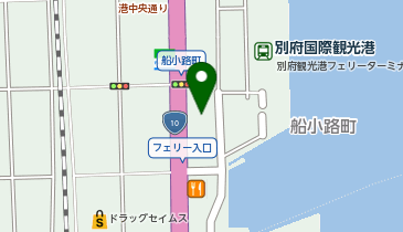 サーティワンアイスクリーム アクロスガーデン別府店の地図画像