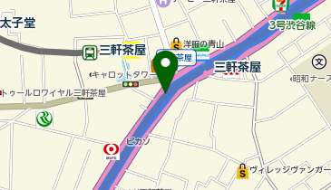 サーティワンアイスクリーム 三軒茶屋店の地図画像