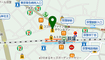 サーティワンアイスクリーム 荻窪タウンセブン店の地図画像