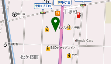 サーティワンアイスクリーム イオンスタイル豊田店の地図画像