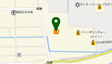 サーティワンアイスクリーム 島田アピタ店の地図画像