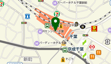 サーティワンアイスクリーム ペリエ千葉店の地図画像