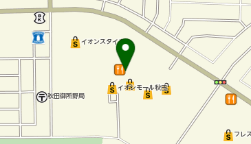 サーティワンアイスクリーム イオンモール秋田店の地図画像