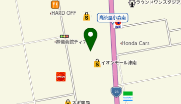 サーティワンアイスクリーム イオンモール津南店の地図画像