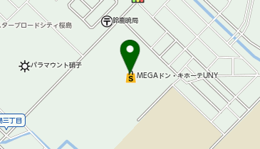 サーティワンアイスクリーム MEGAドン・キホーテUNY鈴鹿店の地図画像