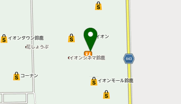 サーティワンアイスクリーム イオンモール鈴鹿店の地図画像