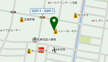 サーティワンアイスクリーム イトーヨーカドー屯田店の地図画像