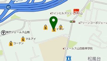 サーティワンアイスクリーム イオンジェームス山店の地図画像