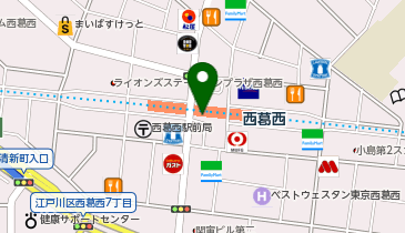 サーティワンアイスクリーム 西葛西店の地図画像