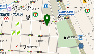 BIZcomfort神戸旧居留地の地図画像