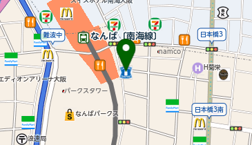 BIZcomfortなんばの地図画像