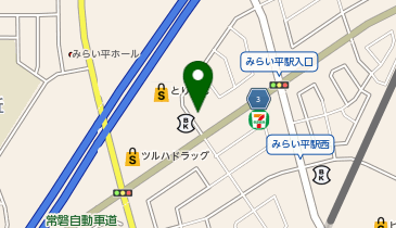 WinBe みらい平校の地図画像