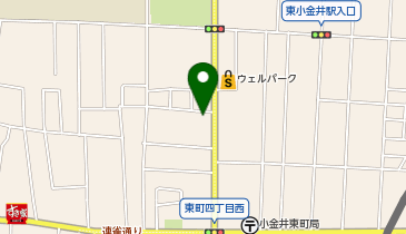 WinBe 東小金井校の地図画像