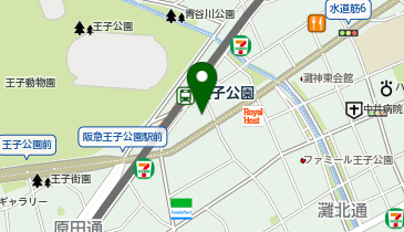 WinBe 王子公園校の地図画像
