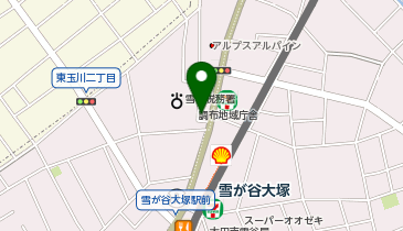 WinBe 雪谷大塚校の地図画像