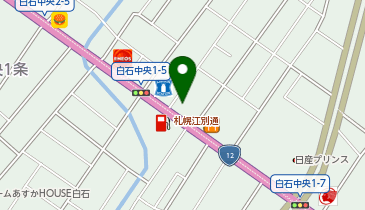 Kids Duo 札幌白石の地図画像