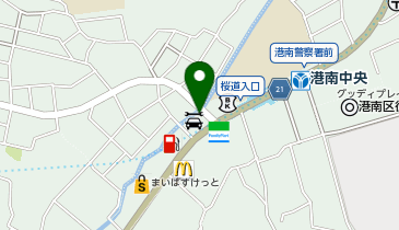 Kids Duo 港南中央の地図画像