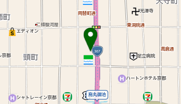 Kids Duo 烏丸御池の地図画像