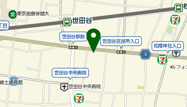 Kids Duo 世田谷の地図画像