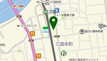 プログラミング教育 HALLO スクールIE 阪急三国校の地図画像