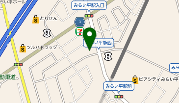 プログラミング教育 HALLO チャイルド・アイズ みらい平校の地図画像