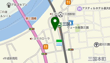 プログラミング教育 HALLO 鴎州塾 三国校の地図画像