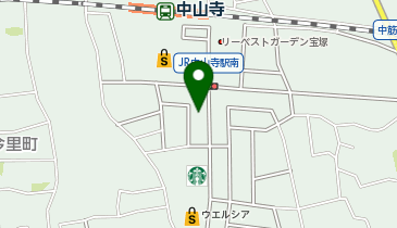 プログラミング教育 HALLO スクールIE 中山寺校の地図画像
