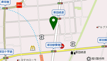 プログラミング教育 HALLO スクールIE 新羽校の地図画像